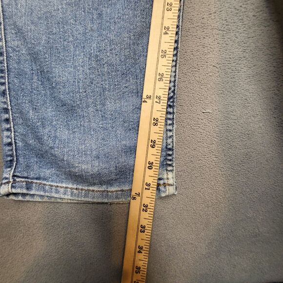 Vintage Levis Strauss Signature Jeans Mens 39x31 Silver Tab Relaxed Fit Thrashed - Picture 9 of 14